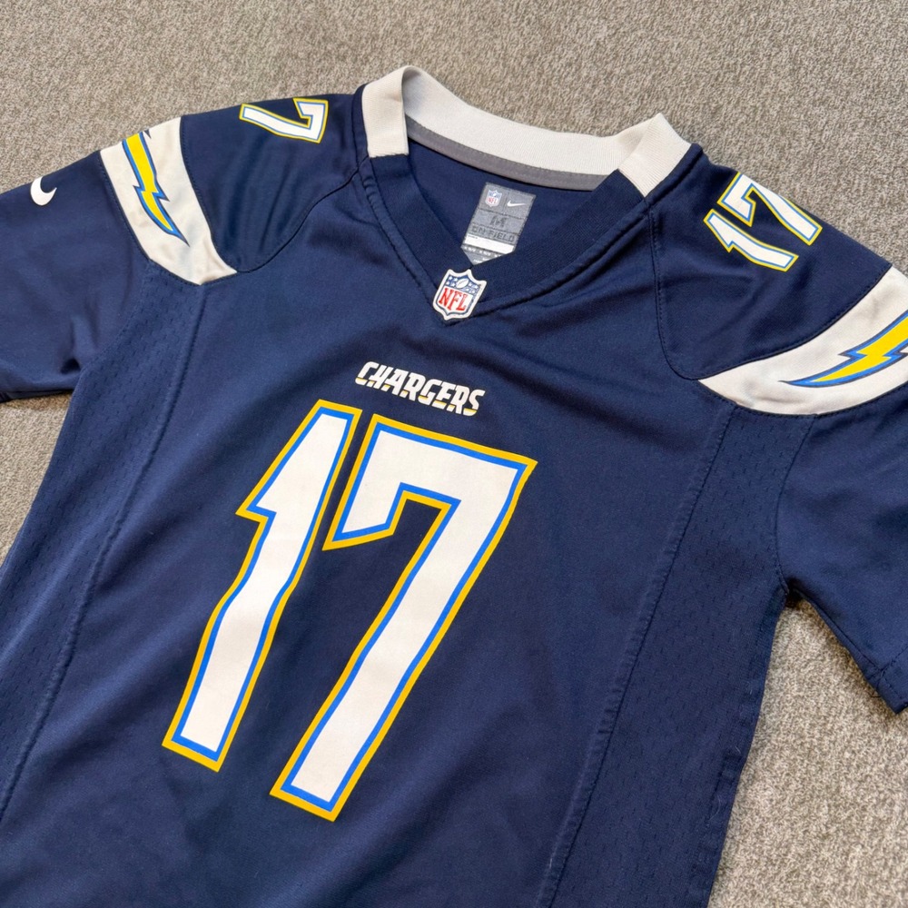 Nike Philip Rivers Los Angeles Chargers Youth Jersey Navy Blue 17 Medium 10-12